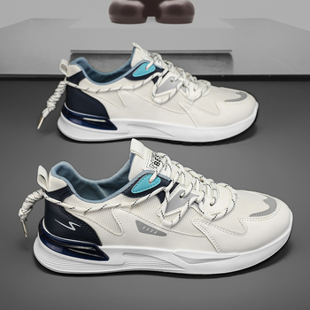 Pantofi sport casual pentru bărbați, din plasă PU – ușori, rezistenți la uzură, încălțăminte casual de zi cu zi