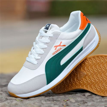 Muške sportske casual tenisice PU+ mrežni gornji dio, PVC đon, Slip-On, okrugli vrh, niska peta 1–3 cm