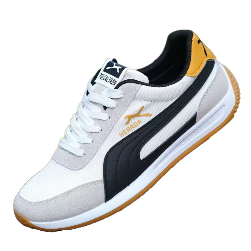 Muške sportske casual tenisice PU+ mrežni gornji dio, PVC đon, Slip-On, okrugli vrh, niska peta 1–3 cm