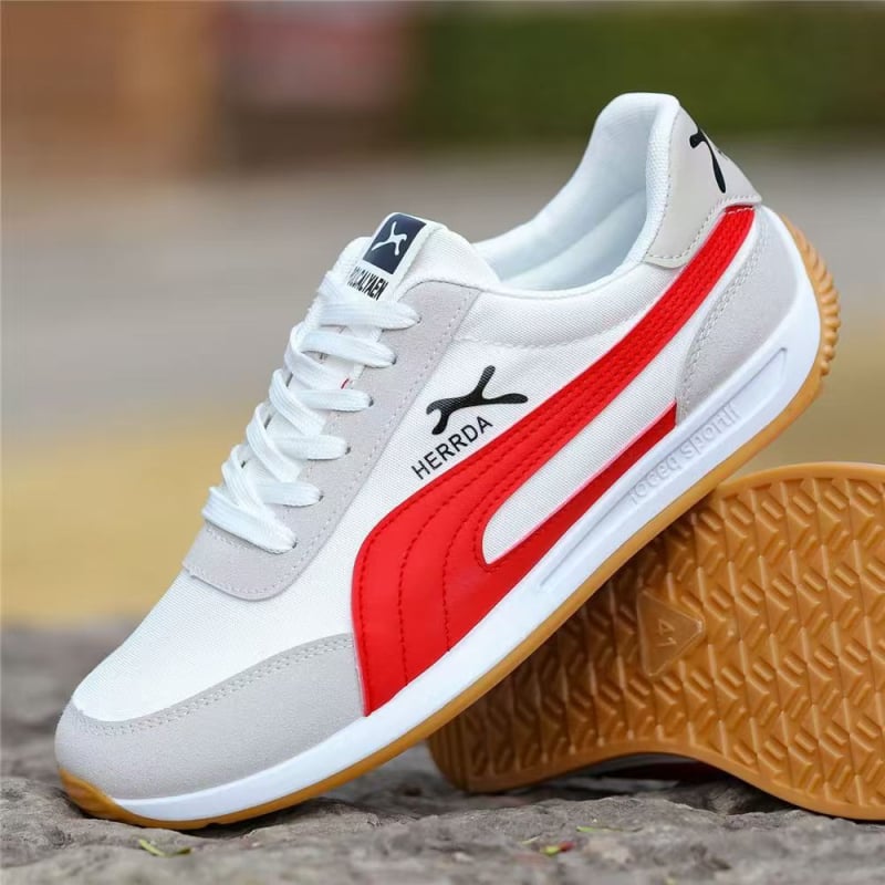 Muške sportske casual tenisice PU+ mrežni gornji dio, PVC đon, Slip-On, okrugli vrh, niska peta 1–3 cm