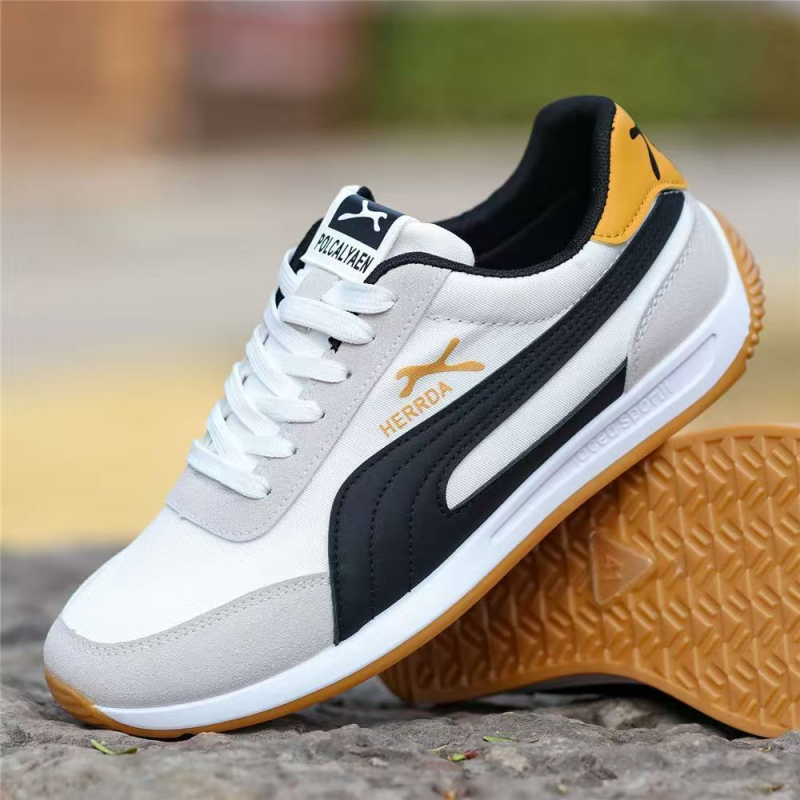 Muške sportske casual tenisice PU+ mrežni gornji dio, PVC đon, Slip-On, okrugli vrh, niska peta 1–3 cm