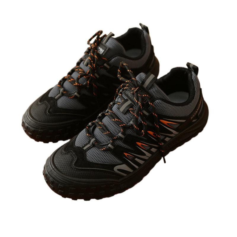 Pantofi sport casual pentru bărbați, stil loafer, vârf ascuțit, partea superioară din materiale mixte, închidere cu șireturi, talpă din cauciuc