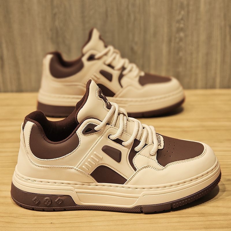 Pantofi sport pentru bărbați, relaxare, PU partea superioară, guler scăzut, vârf rotund, talpă din cauciuc, branț EVA