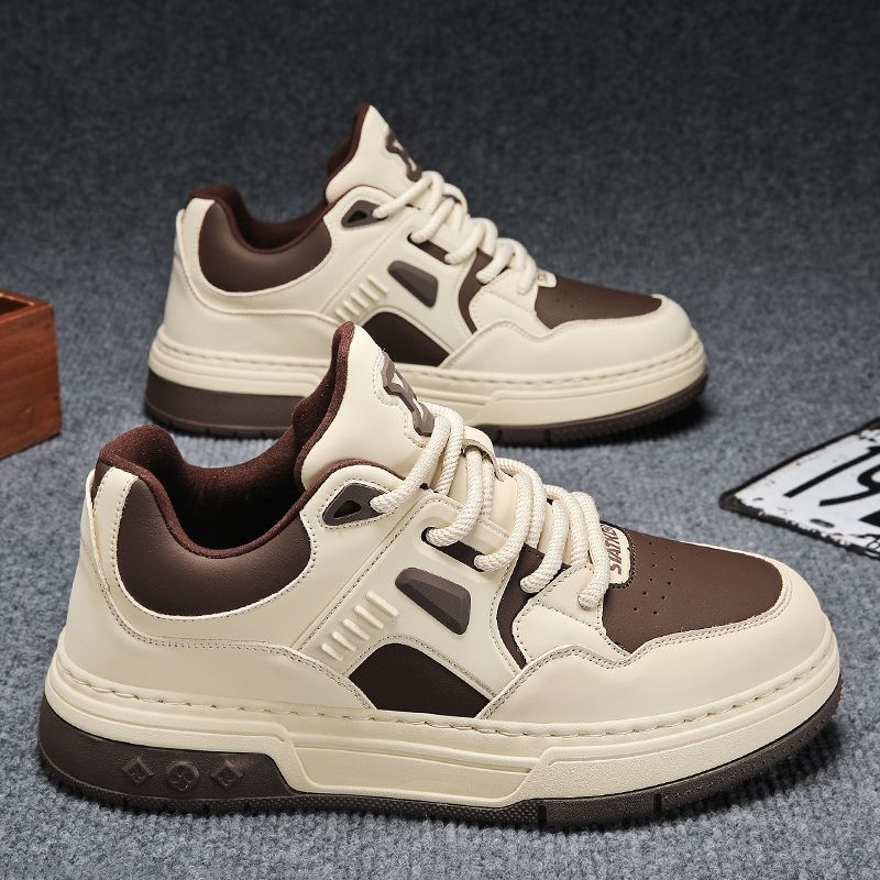 Pantofi sport pentru bărbați, relaxare, PU partea superioară, guler scăzut, vârf rotund, talpă din cauciuc, branț EVA