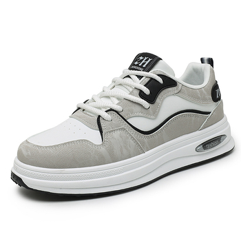 Pantofi sport pentru bărbați în stil coreean, talpă ridicată, PU peste, talpă din cauciuc, impermeabili, purtare zilnică