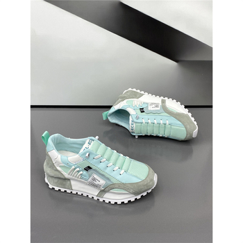 Pantofi sport bărbați în stil coreean, din plasă, talpă din cauciuc, vârf ascuțit, toc mic