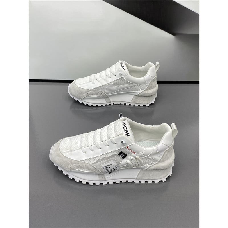 Pantofi sport bărbați în stil coreean, din plasă, talpă din cauciuc, vârf ascuțit, toc mic