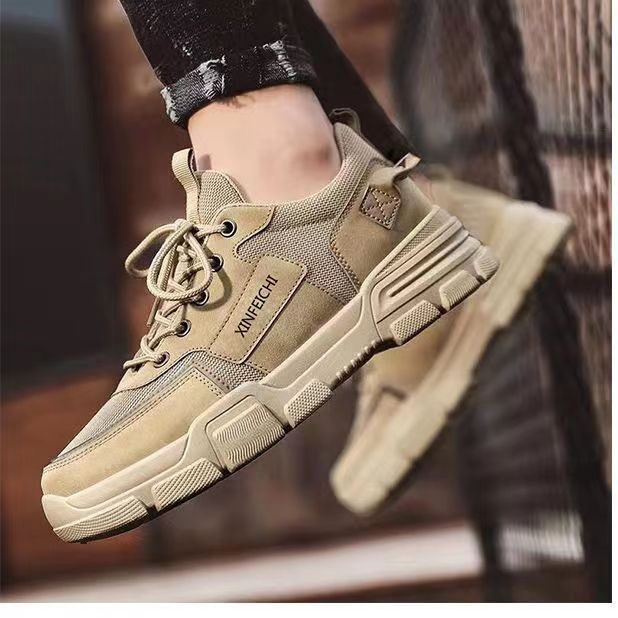 Pantofi de lucru, partea superioară din canvas, talpă din plastic, branț din textil, închidere cu șireturi, vârf rotund