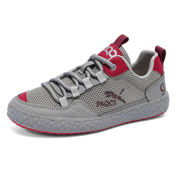 Pantofi sport casual pentru bărbați, din plasă respirabilă, șireturi, talpă injectată, talpa joasă, vârf rotund