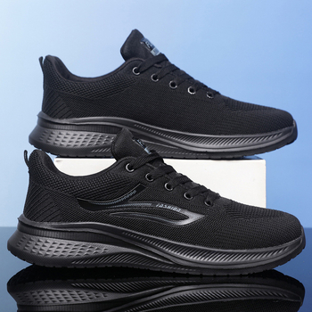 Unisex prozračne tenisice Fly-Knit mreže – lagana EVA potplat, vezanje, niski gornji dio