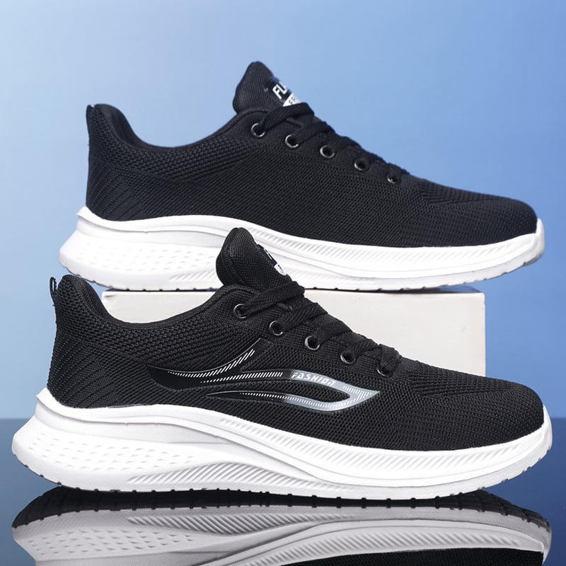 Unisex prozračne tenisice Fly-Knit mreže – lagana EVA potplat, vezanje, niski gornji dio