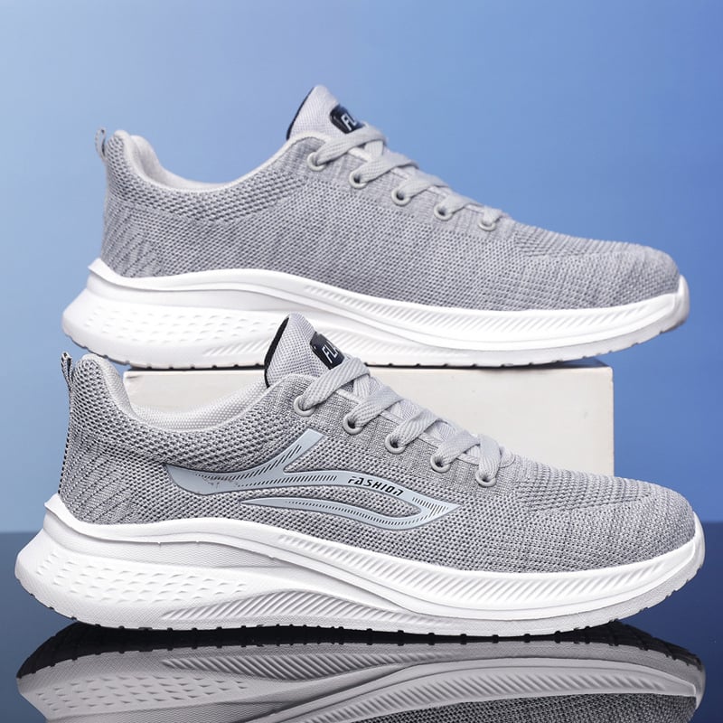 Unisex prozračne tenisice Fly-Knit mreže – lagana EVA potplat, vezanje, niski gornji dio