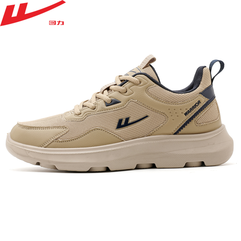 Pull Back muške sportske casual tenisice – mrežasta gornja, PU đon, vezanje, okrugli vrh, srednje visine peta 3–5 cm, jesen