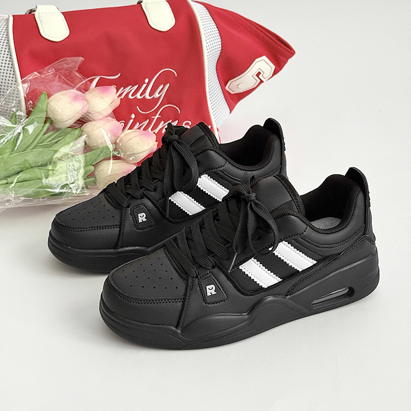 Unisex sportske tenisice s zračnim jastukom, dizajn za povećanje visine, prozračna mrežasta podstava, PU đon, vezanje šnure