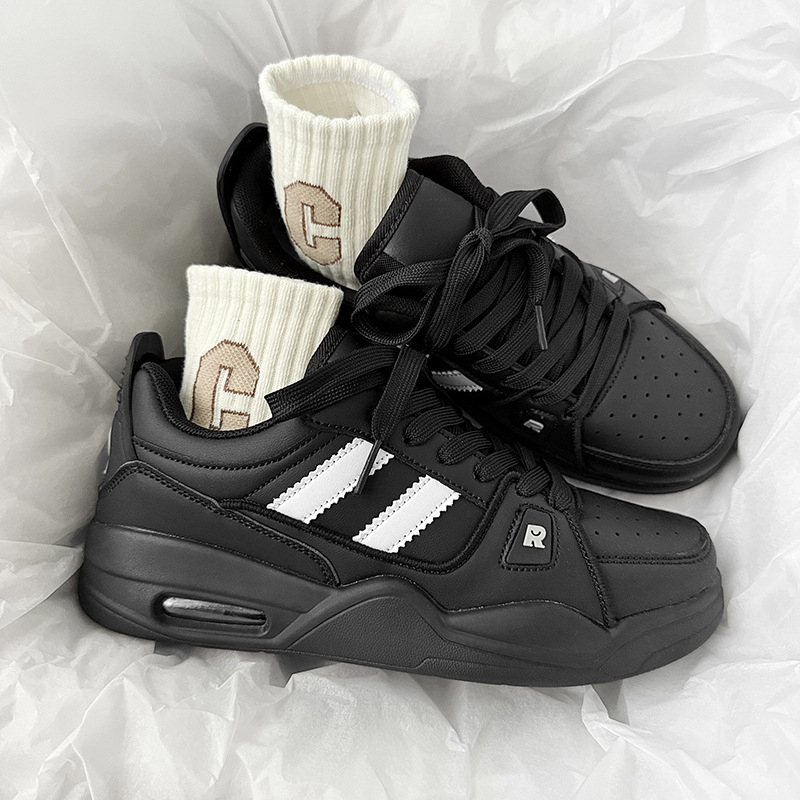 Unisex sportske tenisice s zračnim jastukom, dizajn za povećanje visine, prozračna mrežasta podstava, PU đon, vezanje šnure