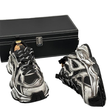 Muške retro Dad Shoes s debelim đonom, Goodyear đonom, vezanje, prozračna mreža u unutrašnjosti