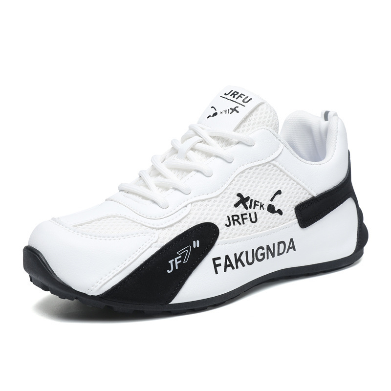 Muške sportske casual tenisice s PU gornjim dijelom, gumom, srednje visine, vezanje, visina pete 3-5 cm