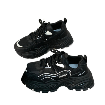 Muške tenisice za povećanje visine — gornji dio od Lycra, Goodyear potplat, vezanje, zaobljena završnica, uložak od umjetne dlake