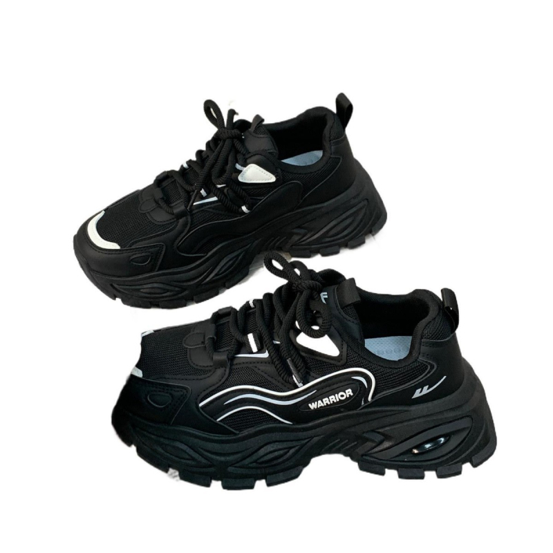 Muške tenisice za povećanje visine — gornji dio od Lycra, Goodyear potplat, vezanje, zaobljena završnica, uložak od umjetne dlake