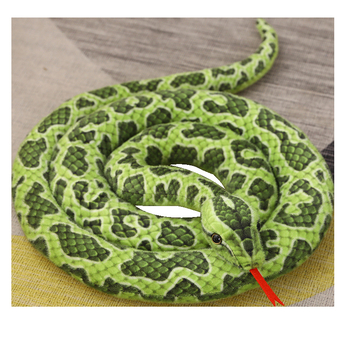 Jucărie de pluș anaconda din altă țară, recuzită de șarpe fals, mascotă pentru anul semnului zodiacal șarpe, jucărie de pluș