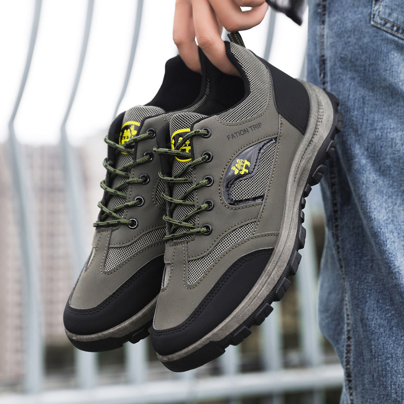 Muške sportsko casual tenisice s umjetnim PU gornjim dijelom, plastična potplata, vezanje, srednja visina, injektirana potplata