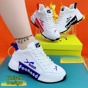 Sportlikud vabaajajalatsid PU ülaosaga, kummist tald, EVA sisetald, nöörimine, unisex