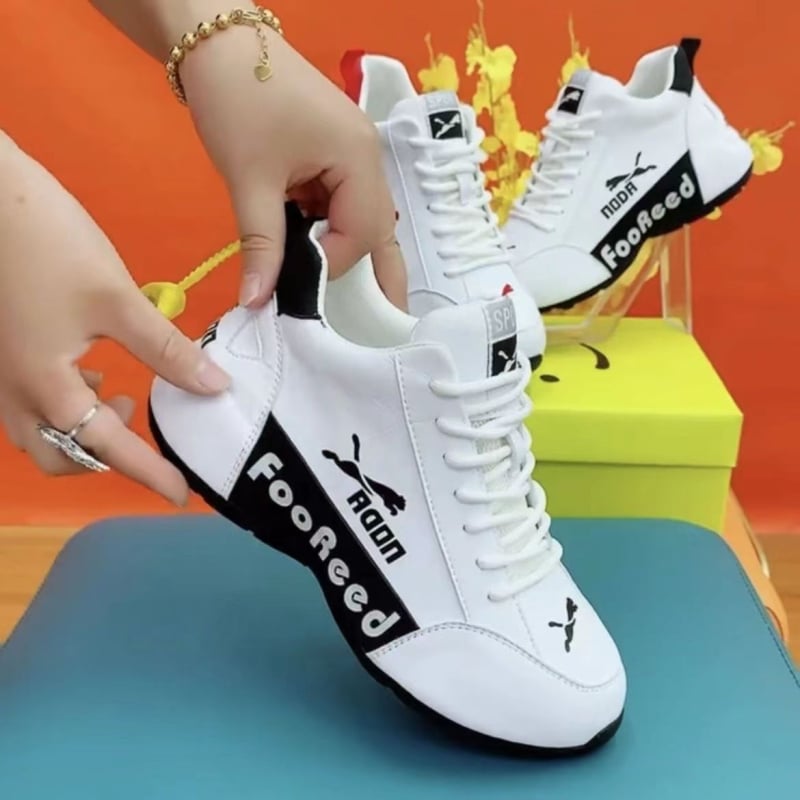 Sportlikud vabaajajalatsid PU ülaosaga, kummist tald, EVA sisetald, nöörimine, unisex