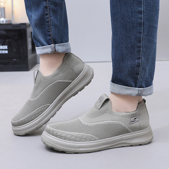 Muške casual slip-on tenisice, platneni gornji dio, PU potplat, okrugla špička, tekstilni ulošak