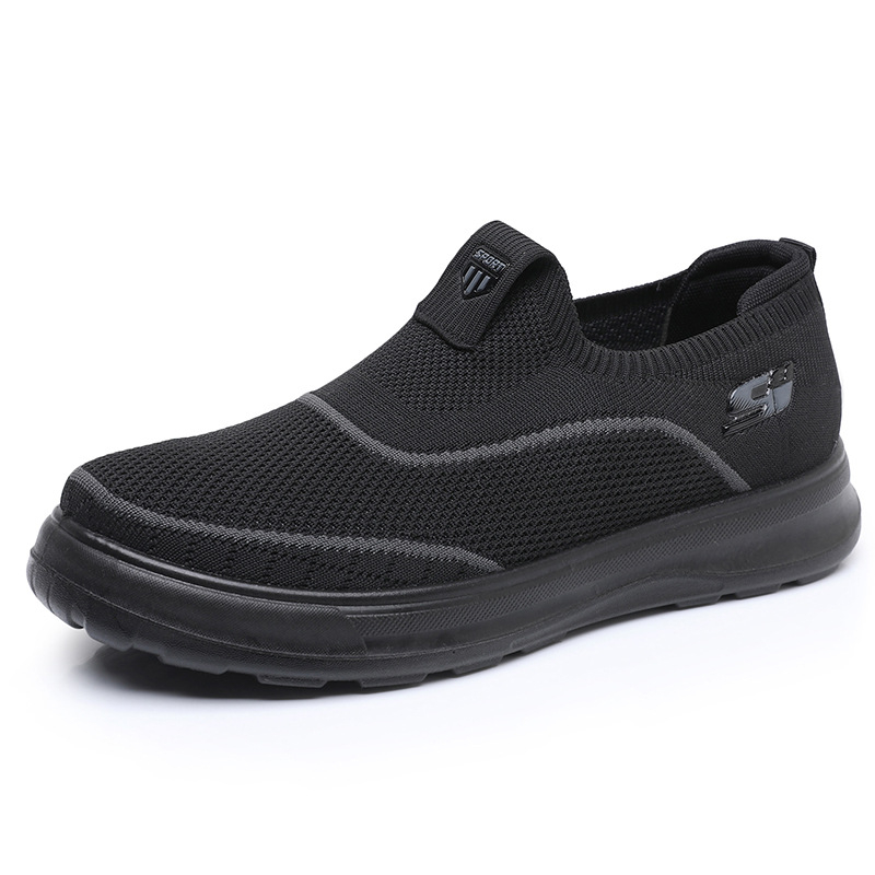 Muške casual slip-on tenisice, platneni gornji dio, PU potplat, okrugla špička, tekstilni ulošak