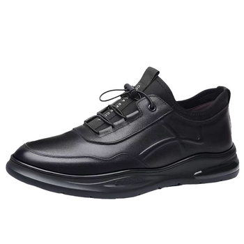 Muške casual tenisice od PU kože, s vezicama, jesensko-zimske, niski gornji dio, mrežasta podstava i PVC potplat