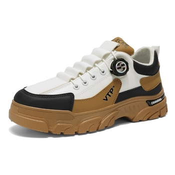 Мъжки обувки за открито, нисък профил, дишаща PU горна част, закопчаване с катарама, PVC подметка инжекционно формована, стил Martin boots