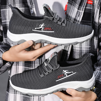 Unisex tenisice za trčanje, prozračni gornji dio od mreže, lagano injekcijsko oblikovana potplata, vezanje šnurkama, casual sportski stil, karikatura uzorak