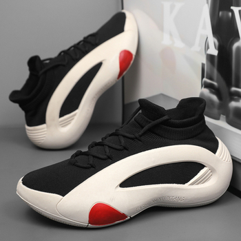 Muške sportske casual tenisice s prozračnim gornjim dijelom od mreže, debela gumena potplat, vezanje na vezice, EVA uložak, srednja visina