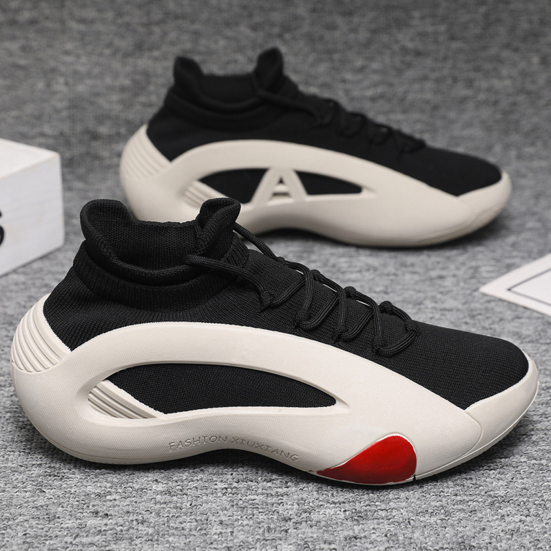 Muške sportske casual tenisice s prozračnim gornjim dijelom od mreže, debela gumena potplat, vezanje na vezice, EVA uložak, srednja visina