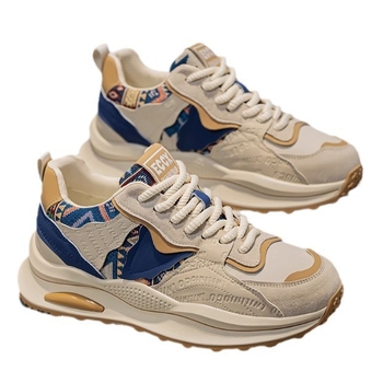 Muške sportske tenisice – lagane, mek podmetač, otporne na habanje, blok boja, vezanje