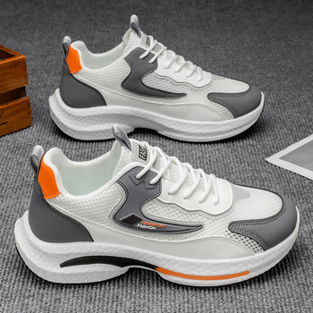Muške tenisice s prozračnim mrežastim gornjim dijelom, casual stil, vezivanje, niski profil, gumeni đon, EVA uložak, ljeto i proljeće