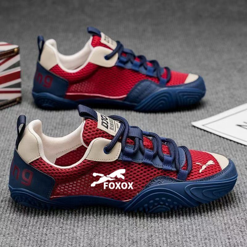 Férfi hálós casual sportcipő, lélegző, EVA talp, PU talpbetét, elasztikus pánt zárás, alacsony profil