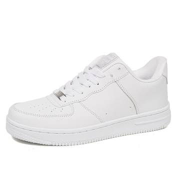 Pantofi sport casual pentru bărbați, respirabili și ușori, partea superioară din piele sintetică, talpă din plastic, închidere cu șiret în față