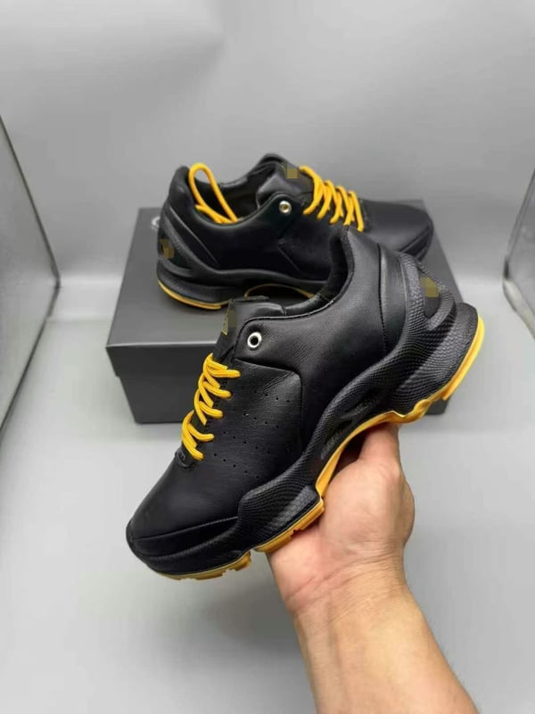 Pantofi sport casual din piele unisex pentru plimbări, cu partea superioară din piele de vită dublă, talpă turnată prin injecție, branț PU, glezna joasă, vârf rotund