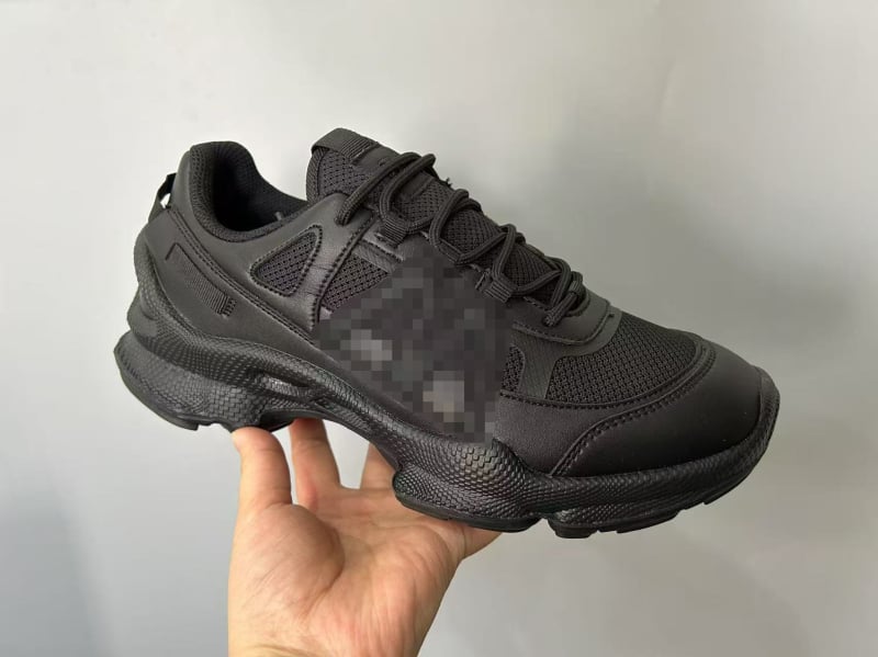 Pantofi sport casual din piele unisex pentru plimbări, cu partea superioară din piele de vită dublă, talpă turnată prin injecție, branț PU, glezna joasă, vârf rotund