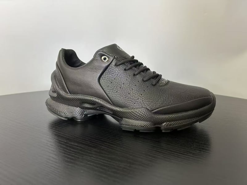 Pantofi sport casual din piele unisex pentru plimbări, cu partea superioară din piele de vită dublă, talpă turnată prin injecție, branț PU, glezna joasă, vârf rotund