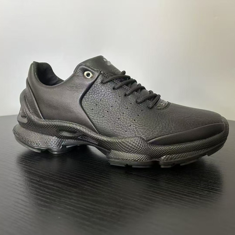 Pantofi sport casual din piele unisex pentru plimbări, cu partea superioară din piele de vită dublă, talpă turnată prin injecție, branț PU, glezna joasă, vârf rotund