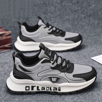 Sportske casual tenisice s prozračnim gornjim dijelom PU+ mreža, lagana EVA potplat, vezanje, niski kroj, okrugli vrh — unisex obuća za sve sezone