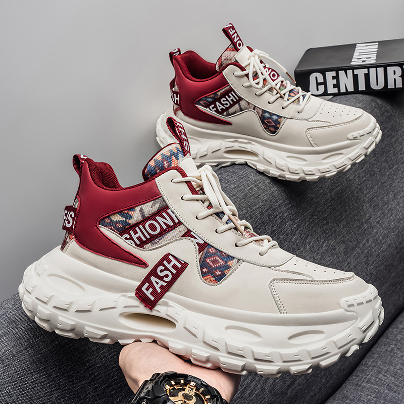 Vyriski platforminiai bateliai sportui ir laisvalaikiui, tekstilinė viršutinė dalis, raišteliai, guminis padas, žemas kulnas 1-3 cm