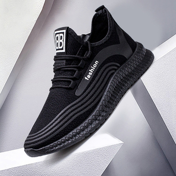 Muške prozračne tenisice za sport i casual — lagane, protuklizne, EVA uložak, gumena potplat, vezanje šnire, proljeće-ljeto-jesen