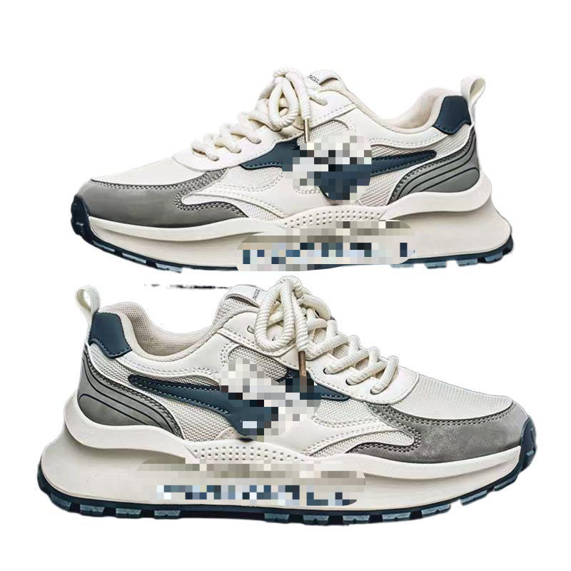 Vyriski kvėpuojantys tinklinio audinio kasdieniai sportbačiai, žemas profilis, raišteliai (tinklinio viršus, kvėpuojantis, žemas profilis, raišteliai)