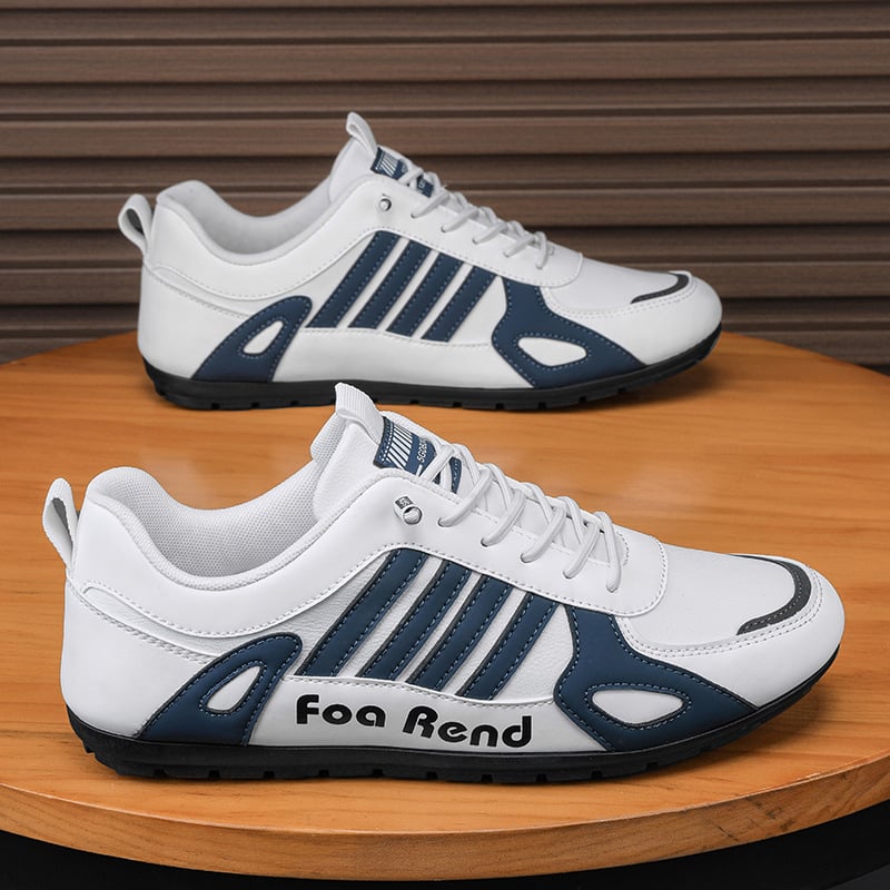 Muške vodootporne protuklizne sportske casual tenisice – prozračna mrežasta unutrašnjost, PU gornji dio, gumeni potplat