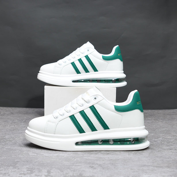 Unisex bateliai su stora padu: aukščio didinimas, mikropluošto viršus, PU įdėklas, vidutinio šašto aukštis 3–7 cm