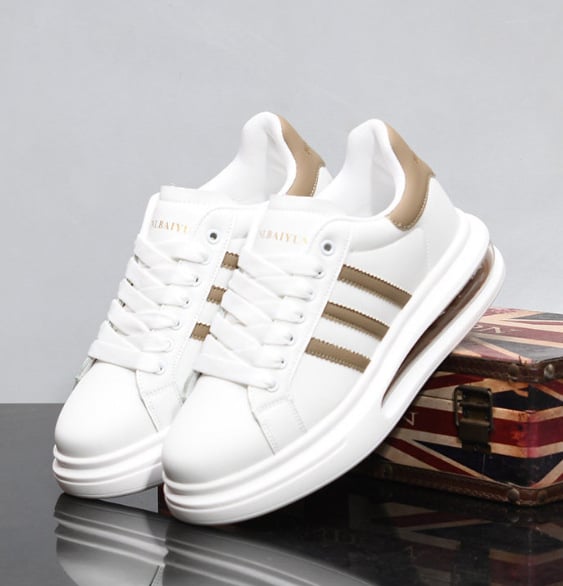 Unisex bateliai su stora padu: aukščio didinimas, mikropluošto viršus, PU įdėklas, vidutinio šašto aukštis 3–7 cm