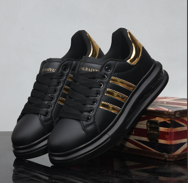 Unisex bateliai su stora padu: aukščio didinimas, mikropluošto viršus, PU įdėklas, vidutinio šašto aukštis 3–7 cm